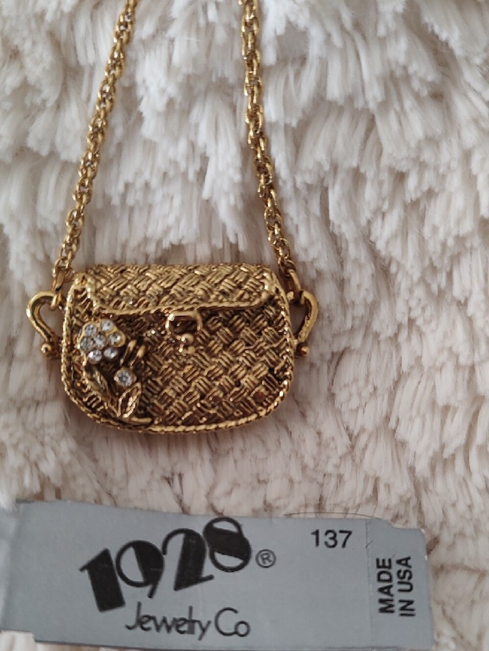 NWT Vintage 1928 Coin Purse Necklace - Picture 3 of 7